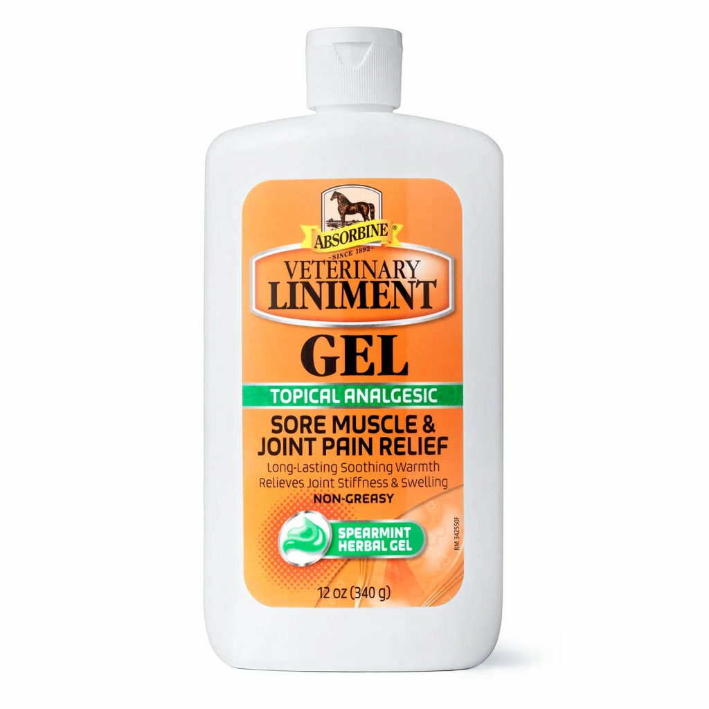 Absorbine Veterinary Liniment Gel Topical Analgesic Sore & Joint pain reliever