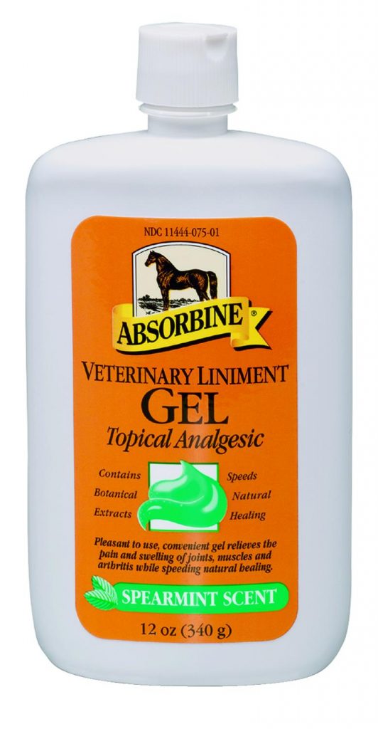 Absorbine Veterinary Liniment Gel for horse