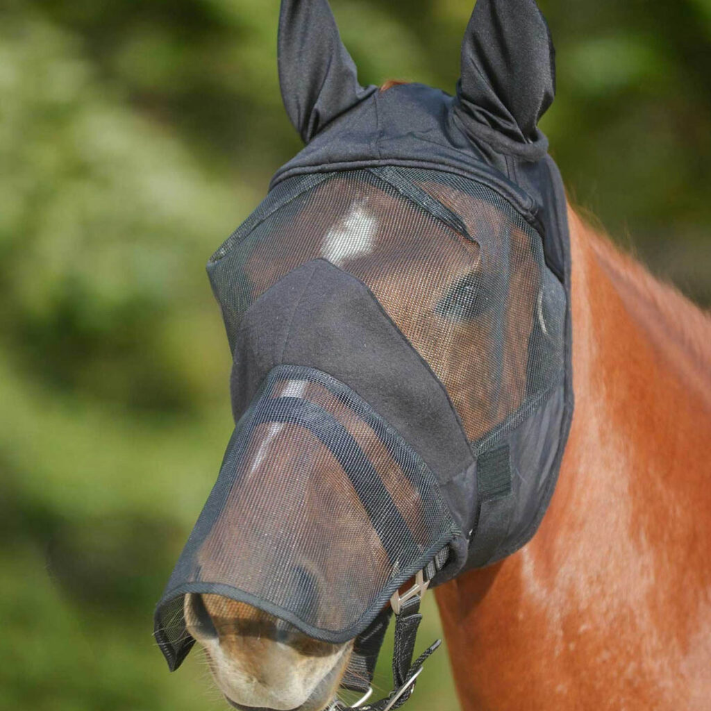 Maska przeciw owadom dla konia Waldhausen